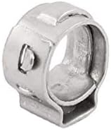 5,8 mm-7 mm podesive stezaljke za crijeva od nehrđajućeg čelika 304 srebrni ton 5pcs (5,8 mm-7 mm 304 mm neoksidabilni podesivi