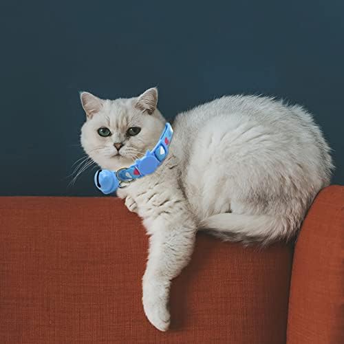 Reflektirajuća iverna ogrlica za mačke sa zvonom nove boje za kućne ljubimce mačja ogrlica za pse i mačja Ogrlica prilagođena
