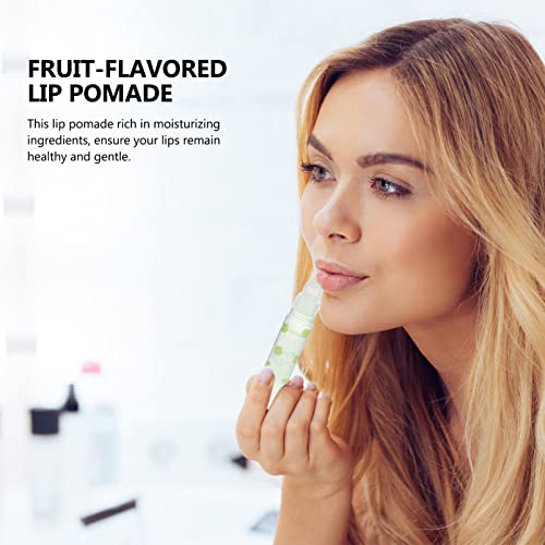 6pcs ruž za usne s voćnim okusom prozirna zaštita usana hidratantni ruževi za žene i djevojke