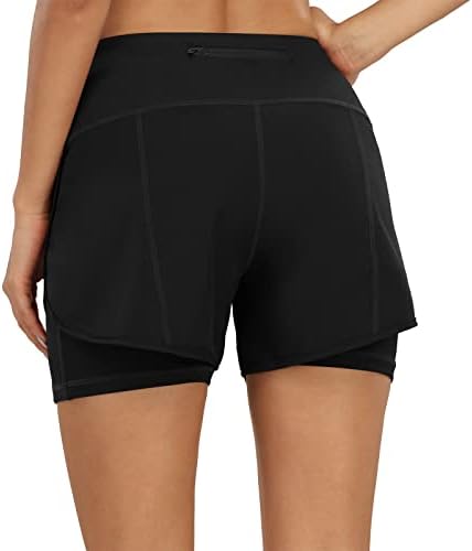 Bodychum ženske aktivne kratke hlače koje trče elastične kratke hlače s oblogom brze suhe kratke hlače za žene