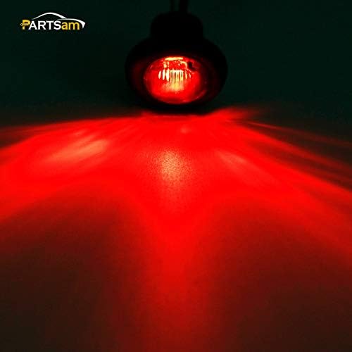 10 do 3/4 okrugla crvena LED parkirna svjetla bočna bočna svjetla indikatora zazora za prikolicu za kamione za osobni automobil