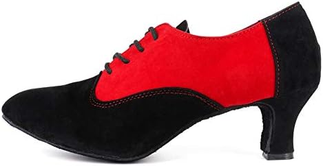 Hiposeus latino plesne cipele za žene sa zatvorenim prstima čipka u Up Ballroom latino salsa tango plesna vježba cipele s