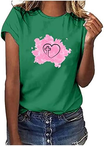 Ženske tunike vrhovi casual ljeto 2023 Stetoskop grafičke majice tinejdžerice slatka bluza gornji kratki rukav majica