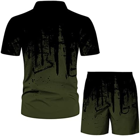 BMISEGM muški odijeli rukavi kratki ispisani ljetni plaža kratke hlače casual muški proljetni casual majica set za muške