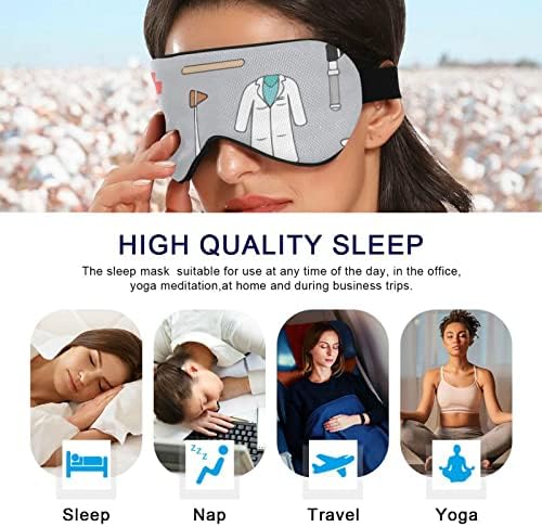 Unisex maska ​​za spavanje noktor-medicinalna noćna maska ​​za spavanje udobna nijansa nijansa za spavanje
