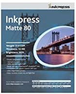 Inkpress duo Matte 80 Inkjet papir, težina od 215 gsm, debljina 12 mil, 95% svjetlina, dvostrana, 8,5x11 , 50 listova