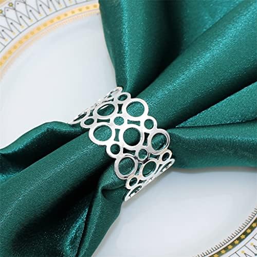 Douba prstenovi okrugli serviette držač kopče za božićni vjenčani odmor za zabavu obiteljske okupljanja dekor stol