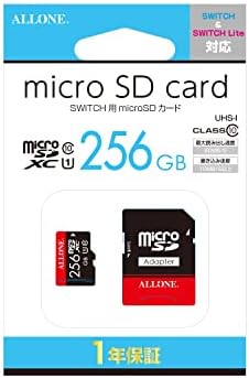 アローン Switch/Switch Lite 用 MicroSD カード [256GB] 有機 el モデル 対応 大 大 容量 本体 の 容量 容量 アップ uhs-i 対応 [読み出し 最大 速度 速度 速度 80mb/s] 動画/写真/画像