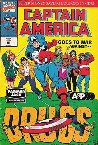 Kapetan Amerika objavljuje rat drogama 1c prema stripu iz stripa | Farmer Jack iz stripa iz stripa