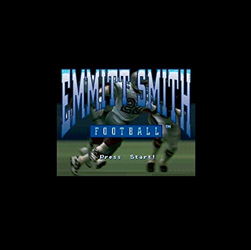 Romgame Emmitt Smith Football NTSC verzija 16 bit 46 pin Big Grey Game Card za igrače u SAD -u igrača
