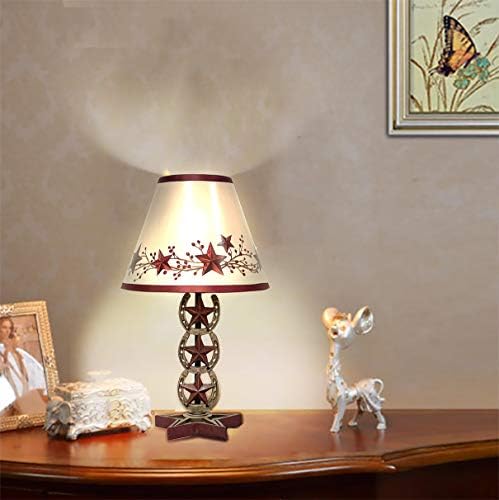 SNS kauboj zapadna potkova vintage ručno oslikana smola stolna svjetiljka Country Home Dekoracija, božićna zvjezdana lampica
