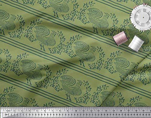 Pamučna Pletena tkanina s prugastim listom, listom i pilećim blokom širine 1 dvorište 58 inča