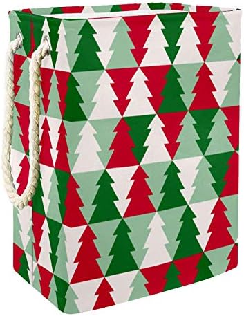 Heterogeni uzorak božićnog drvca 300 inča Oksford PVC vodootporna košara za odjeću velika košara za rublje za deke igračke
