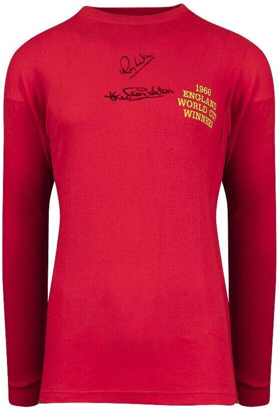 Ray Wilson i Jack Charlton potpisali košulja - pobjednici Svjetskog kupa u Engleskoj 1966. - Autografirani nogometni dresovi