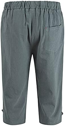 Sinzelimin teretni kratke hlače za muške casual izvlačenja čvrste boje pamuka od pamuka od sedam bodova hlače velike i visoke