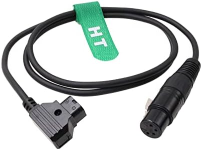 Hangton XLR 4 pin ženski kabel za napajanje d-tap za Sony F3 F5 Venecija, Canon C300 III C700, Blackmagic Ursa Mini kamera,