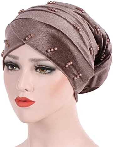Pdgjg modni svilenkasti veliki poklopac za žene satenski obloge noćni san za spavanje zima šešir dama turban glava šešira