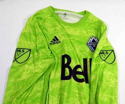 2019 Vancouver WhiteCaps FC Zac MacMath 18 Igra korištena potpisani zeleni Jersey M 472 - Autografirani nogometni dresovi
