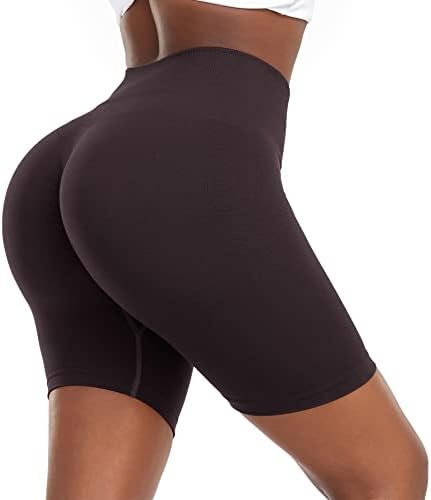 Američki trendovi Žene Kontroli trbuha kratke hlače visoki struk vježbanja biciklističke kratke hlače besprijekorne stražnjice