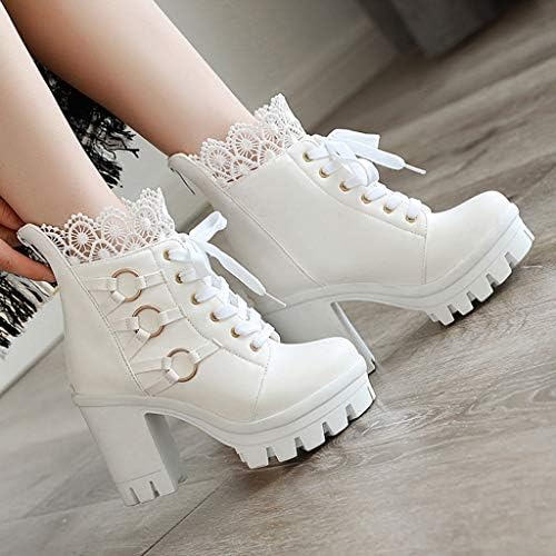 Leewos čizme za žene niske pete kvadratni nožni prst boemske cipele srednje teleće cipele jesen zimska borbena čizma vanjska