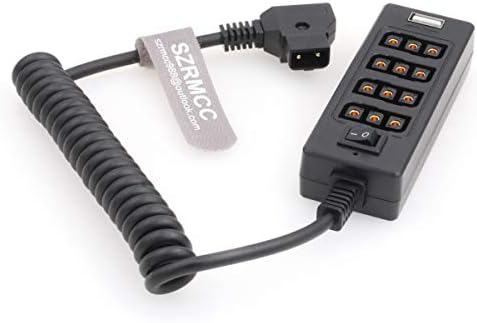 SZRMCC Nova verzija D-Tap mužjaka do 7 priključka OUT multifunkcionalni kabel za razdjelnik glavčine s USB 5V 2.1A priključak